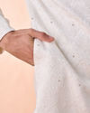 Manyavar Men White Royalty Elegance Sherwani