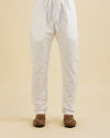 Manyavar Men Cloud White Churidar Pyjama