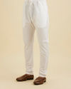 Manyavar Men Cloud White Churidar Pyjama
