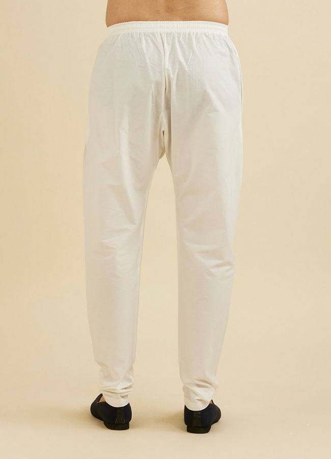 Manyavar Men Cream Beige Churidar Pyjama