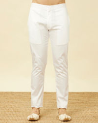 Manyavar Men Light Cream Pants