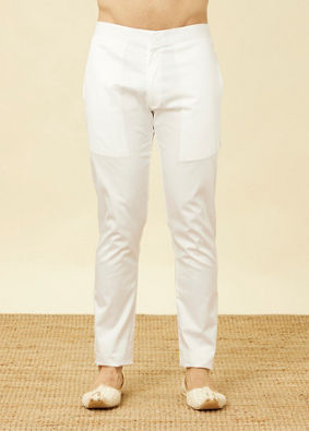 Manyavar Men Light Cream Pants