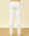 Manyavar Men Light Cream Pants
