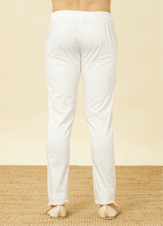 Manyavar Men Light Cream Pants