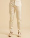 Manyavar Men Beige Elegance Pant