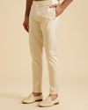 Manyavar Men Beige Elegance Pant