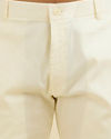 Manyavar Men Warm White Spandex Lower image number 1