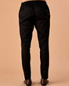 Manyavar Men Flawless Black Cotton Pant