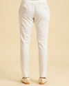 Manyavar Men White Cotton Pant