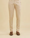 Manyavar Men Beige Sophistication Cotton Lower