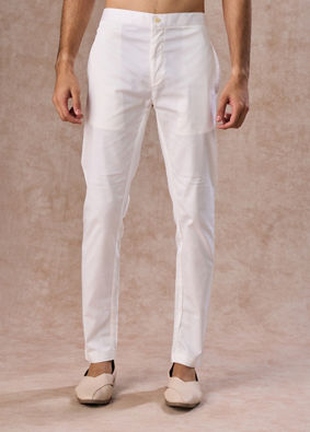 Manyavar Men Cream Charm Pant