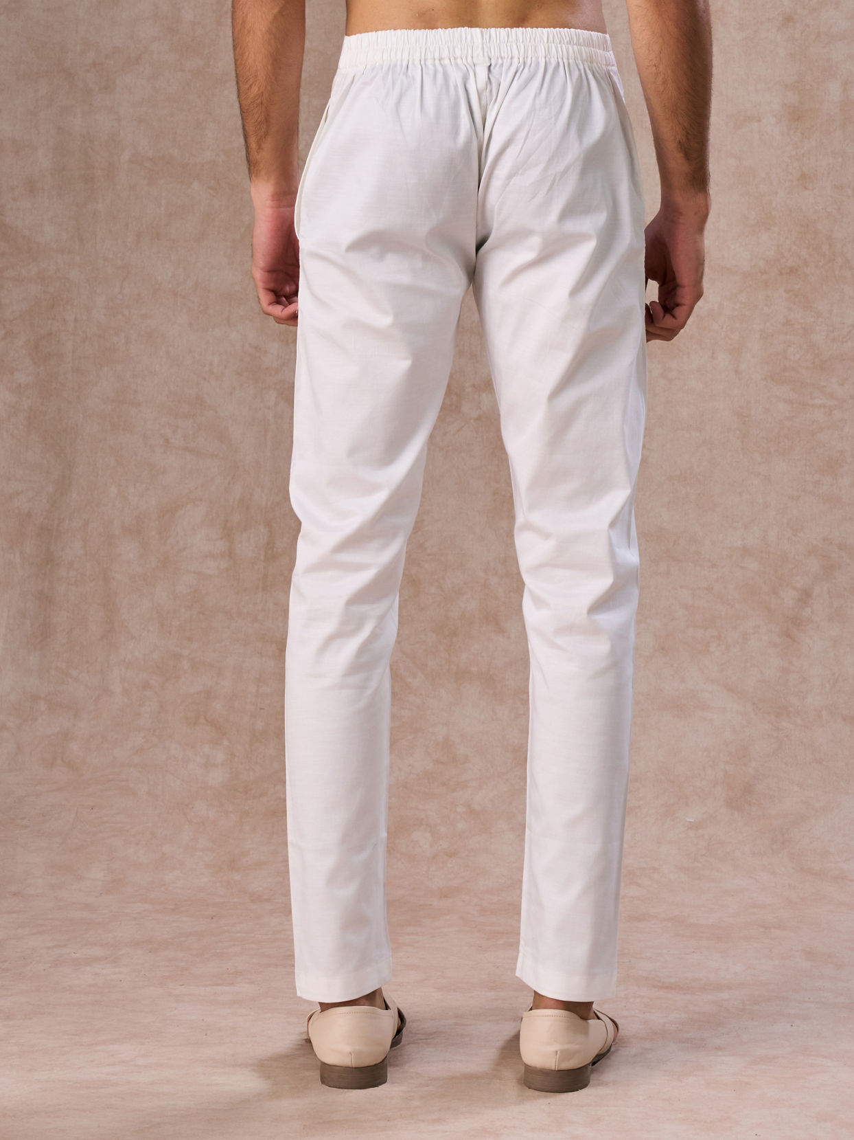 Manyavar Men Cream Charm Pant