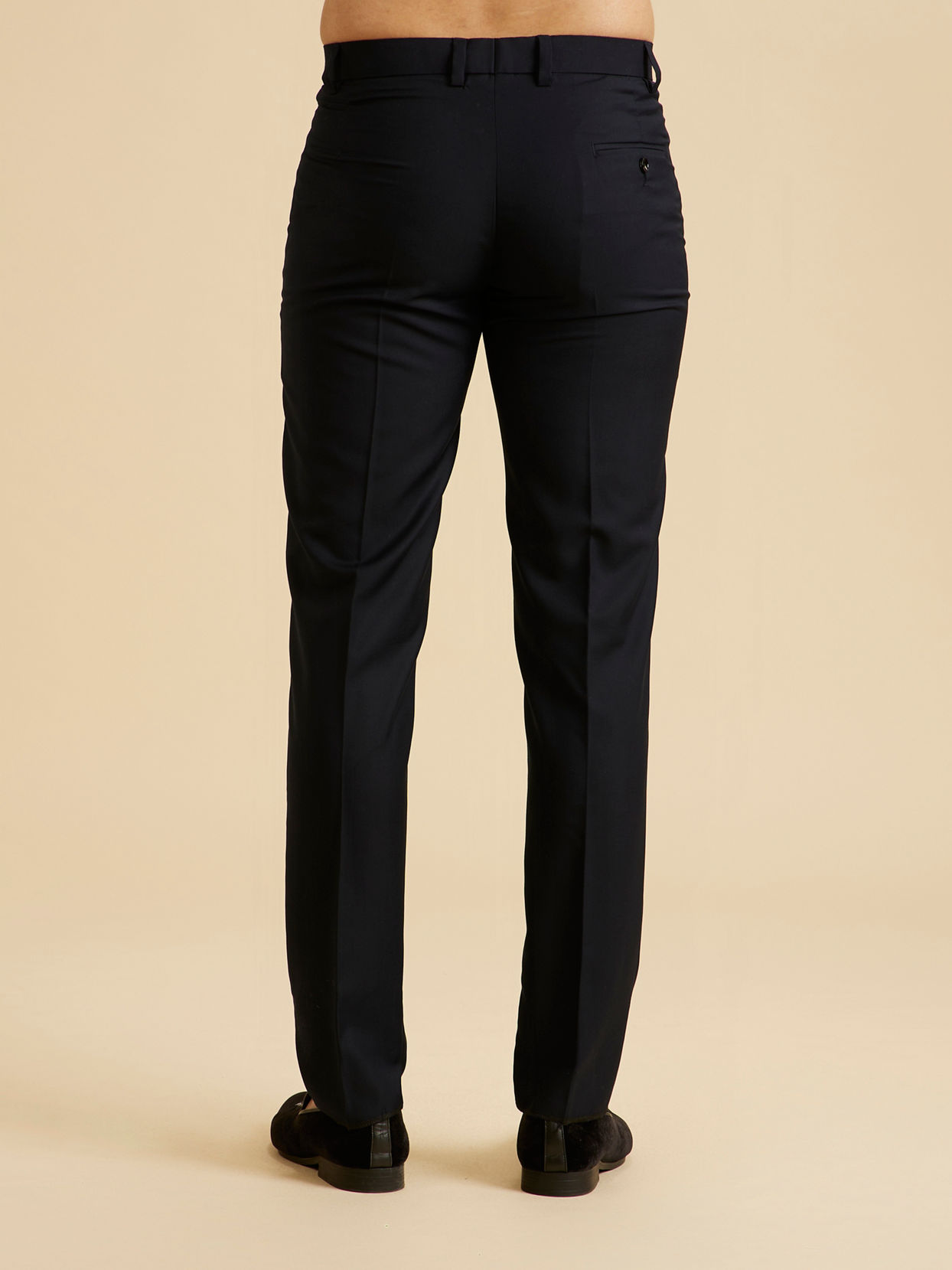 Manyavar Men Elegant Dark Blue Pant