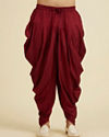 Manyavar Men Maroon Elegance Patiala