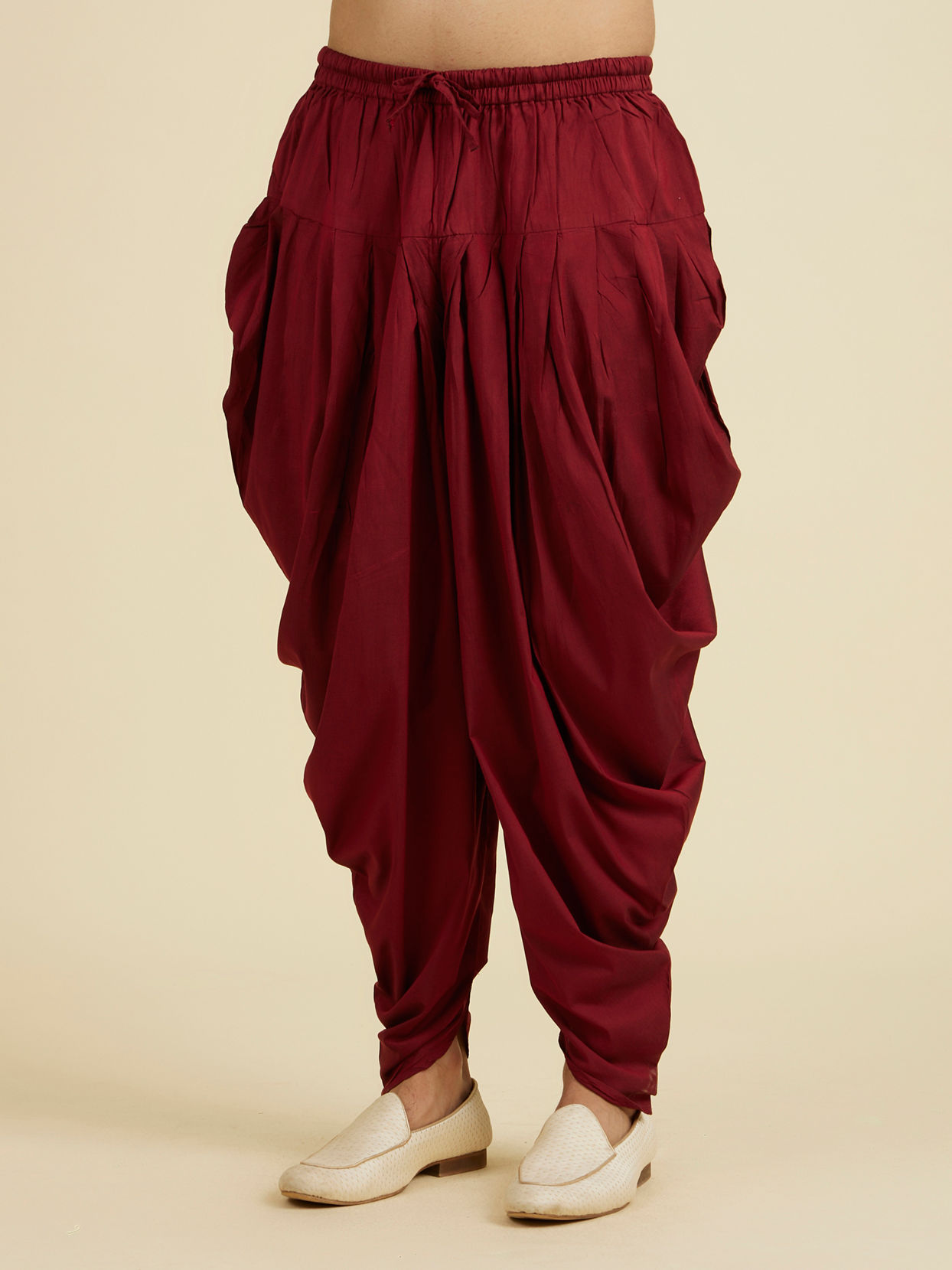 Manyavar Men Maroon Elegance Patiala