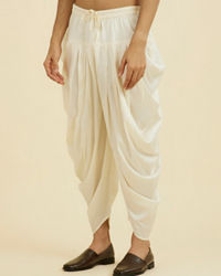 Manyavar Men Opulent Cream Patiala