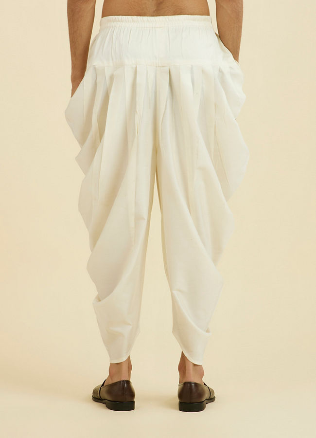 Manyavar Men Opulent Cream Patiala