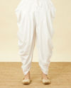 Manyavar Men Pristine White Traditional Patiala