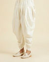 Manyavar Men Elegant Cream Cotton Patiala