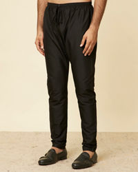 Manyavar Men Black Elegance Pajama