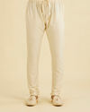 Manyavar Men Cream Beige Pyjama Pants