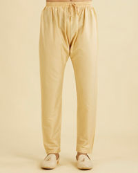 Manyavar Men Soft Fawn Pyjama Pants