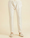 Manyavar Men Warm White Festive Pyjama