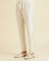Manyavar Men Warm White Festive Pyjama