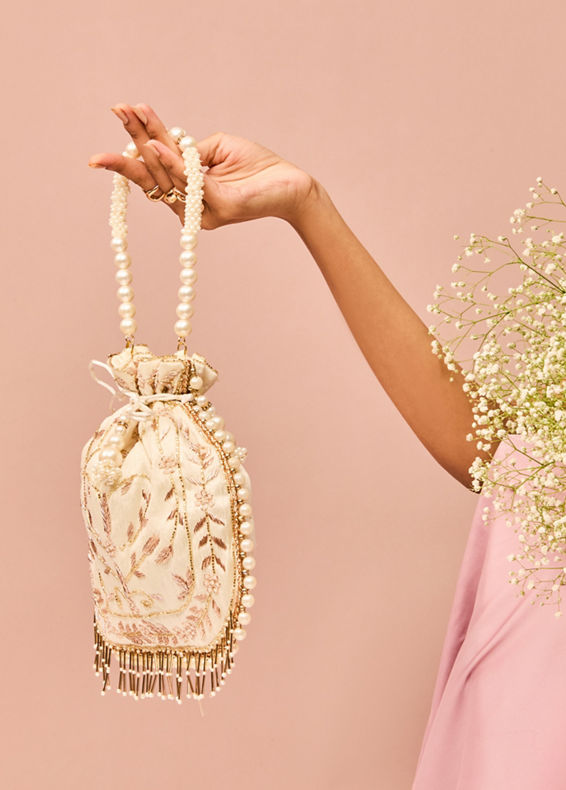 Mohey Women Elegant Cream Bag