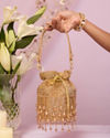 Mohey Women Elegant Fawn Potli Bag