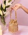 Mohey Women Elegant Fawn Potli Bag