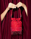 Mohey Women Radiant Red Festive Potli Bag