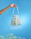 Mohey Women Ethereal Cream Occasion Potli Bag
