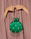 Mohey Women Emerald Charm Potli Bag