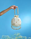 Mohey Women Ethereal White Evening Bag