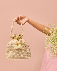 Mohey Women Exquisite Gold Bag