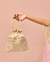 Mohey Women Exquisite Gold Bag