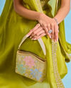 Mohey Women Beige Opulence Silk Bag