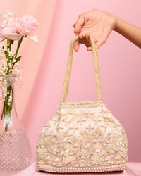Mohey Women Chic Fawn Art Silk Bag