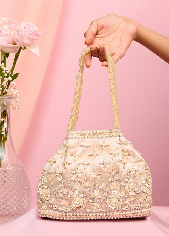 Mohey Women Chic Fawn Art Silk Bag