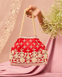 Mohey Women Festive Red Bag