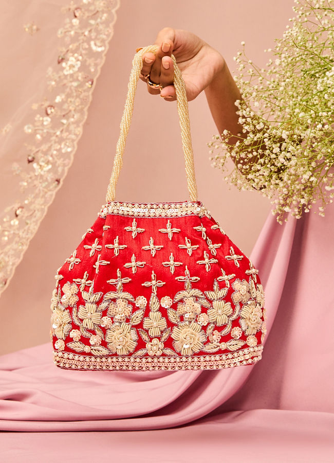 Mohey Women Festive Red Bag