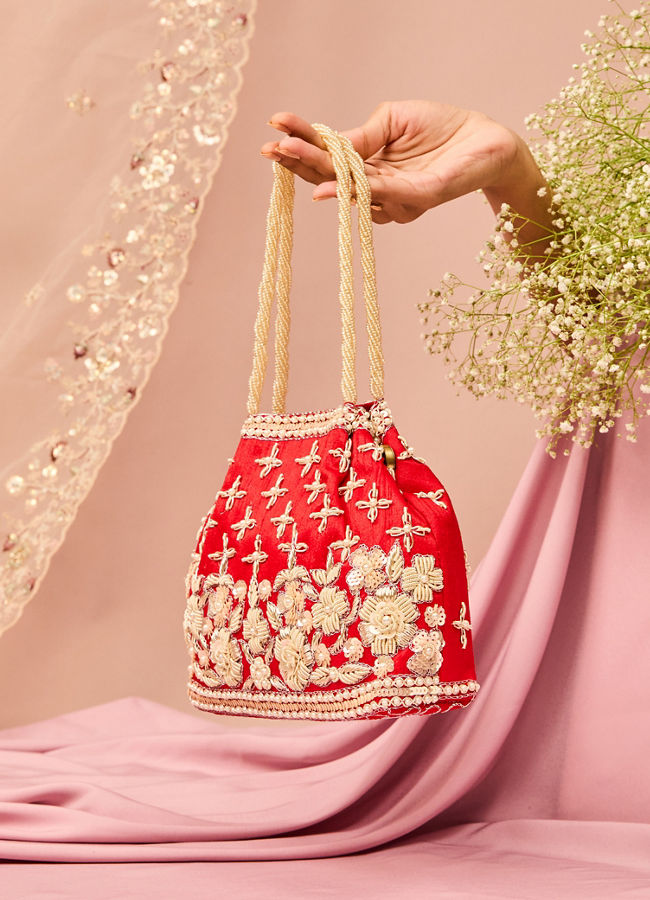 Mohey Women Festive Red Bag
