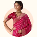 Pink Saree