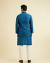 alt message - Manyavar Men Feroze Self Design Kurta Set image number 5