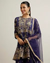 Mohey Women Lavish Purple Festival Sharara Suit