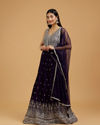 Mohey Women Purple Panache Anarkali Suit