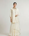 Elegant Cream Sharara Suits Ensemble