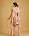 Mohey Women Ethereal Light Pink Sharara Suit