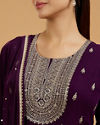 Mohey Women Wine Georgette Anarkali Suit